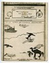  1943 Airgraph British North African Forces-GB camel oasis pyramid ship bomber 