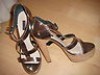  KURT GEIGER DESIGNER PLATFORM SHOES SIZE 5 PEWTER 