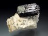  Shiny Black Schorl Tourmaline Crystal with White Feldspar Matrix #2 