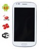  GSM Dual Sim Card Android 4.0 GPS TV WIFI 3G Touch Smartphone WHITE Unlocked 