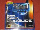 GILLETTE FUSION PROGLIDE DE 8 UNIDADES