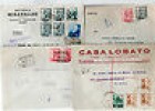  SPAIN LITTLE LOT 19 OLD REGISTERED COVER AND 1 FRONT TO FRANCE 