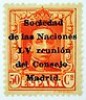  1929 SPAIN Y&T#389** MNH 50c orange (283-B) SOCIETY OF NATIONS Good Centering 