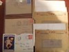  3 x OLD GPO TELEGRAMS FROM 1938 PLUS 3 OLD STAMPED ENVELOPES - 1945 & 1947 