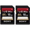  Sony 16GB SDHC Memory Card Class 10 UHS-I - 2-Pack 