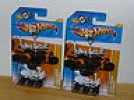  2012 HOT WHEELS NEW MODELS, #14/50 MARS ROVER CURIOSITY LOT OF (2) *NEW* VHTF! 