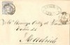  370) SPAIN - ESPANA 1871 COVER LINARES to MADRID - CANCEL RED !!! 