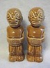  VINTAGE TRADER VIC SALT & PEPPER SHAKER SET WOS EXC RARE NR! 