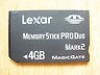  Tarjeta Memory Stick Pro Duo Lexar de 4GB para Sony PSP Playstation Portable 