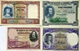  LOTE 4 BILLETES ESPAÑA de 50 a 500 PESETAS (desde 1925 a 1931) 