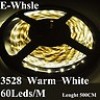  16.4FT 5M 300 LED 3528 Warm White Strip For Car Auto 