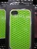  Vans(OFF THE WALL)iphone4SG CASE,GREEN COVER wiz white rim & 1pcs Gift 