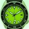  SEIKO mod 7002 diver w/Lime-Yellow Tuna dial w/ Plongeur hands & 