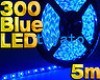  Blue 3528 5M 500CM SMD LED Strip Light Lamp 300 LEDS 