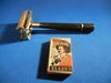  Vintage Schick Black Handled Safrty Razor With Pkg. (5) Don Juan Blades 