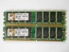  Kingston KVR 2GB 2 GB (2x 1G) DDR-400 PC-3200 RAM memory kit 