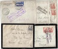 SPAIN  POSTAL HISTORY OF THE SPANISH CIVIL WAR ( 10 envelopes and postcards)