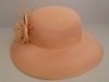  Lovely Peach-Coloured Ladies Hat by Eastex 