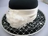  Lovely Navy Blue/White Ladies Hat - Fashion Line by Genevieve Louis 