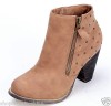 New Women's Ankle Boots Size US6.5/EU37/UK4 Ladies Booties Shoes High Heel Boot