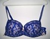  BNWOT NEW Topshop Bright Blue Lace Bra 34B 12B 