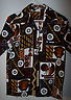  VINTAGE 1960'S REEF HAWAIIAN SHIRT COOL TROPICAL TAPA S M 