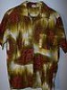  VINTAGE 1960'S HAWAIIAN SANDS HAWAIIAN SHIRT COOL BRIGHT TROPICAL TAPA M 