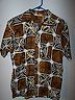  VINTAGE 1960'S HAWAIIAN SANDS HAWAIIAN SHIRT COOL TROPICAL TAPA M 