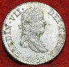 1833 M-AJ Spain 2 Reales Nice Foreign Coin