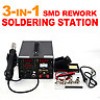  New Professional 3-in-1 SMD Rework Soldering Station Air Gun Solder Iron 853D 