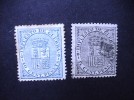 Serie Escudo de España de 1874 números Edifil 141-142