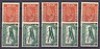  German Stamps Air MNH 1919 Complete Set 