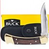  Buck USA 110 Rich Grain Folding Hunting Pocket Knife Hunting Skinning w Sheath 