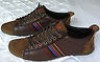  Mens Genuine Paul Smith Casual Trainers Brown Suede Leather Size 8 