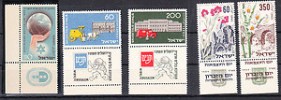  Israel 1953 4 Three Sets with Tabs MNH VF 