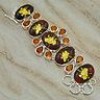  Hot Jewelry Amber Gemstone Bracelet 211 5ct Silver 7 1 4