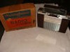  RARE Vintage Westinghouse Portable Tube Radio Model H 373P4 Brown w Original Box 