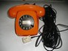  Drehscheiben Telefon Orange Aus Den 70 Jahren 