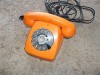 Uraltes Telefon Post TApp 611 Orange 1977 Sammeln