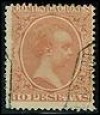  Spain 1889 99 10 P Brickred Error in Perf in N AFA 204 $ 125 