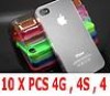  10 x Pcs Matte Ultra Thin Air Jacket Hard Plastic Case Skin for iPhone 4G 4S 