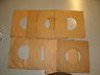  8 Count Brown Record Company Sleeves 45's Lot 