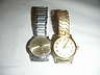  Two Mens Wrist Watches by Bucherer Ingersol One with Gold Plated Strap 