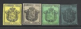 1854 bonita serie escudos de españa