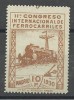  1930 ferrocarriles el 10 pts