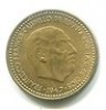  1 Peseta Franco 1947 19 56 s C La mas Rara Y Escasa Parte Del Escudo Acuñacio 