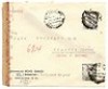  Spain Airmail Cover to Switzerland 1943 Censored Germany Chemical Censor Mark 