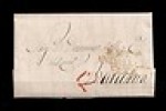  1829 Prefilatelic Cover Motril Barcelona 