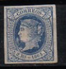  1864 Isabel II EDF Nº68 2RS Azul Sobre Rosa Nuevo 