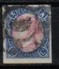  1865 Isabel II EDF Nº70 12CS Azul Y Rosa Usado 